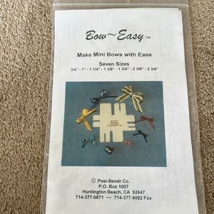 Now Easy Mini Bow Template